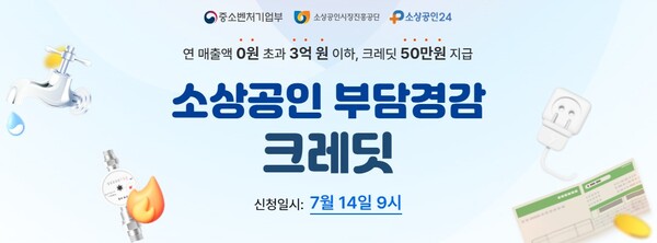 서로 짐을 나누어 드는 모습으로 부담경감을 표현한 삽화