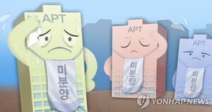 지난달 '악성 미분양' 다시 늘어…전국 2만9천555가구