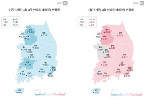 서울 집값 2주 연속 하락…양도세 중과 앞두고 급매 영향
